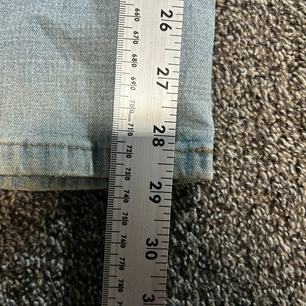 Vtg Bill Blass Jeans Womens 8 Light Wash Blue Excellent High Rise Straight Leg